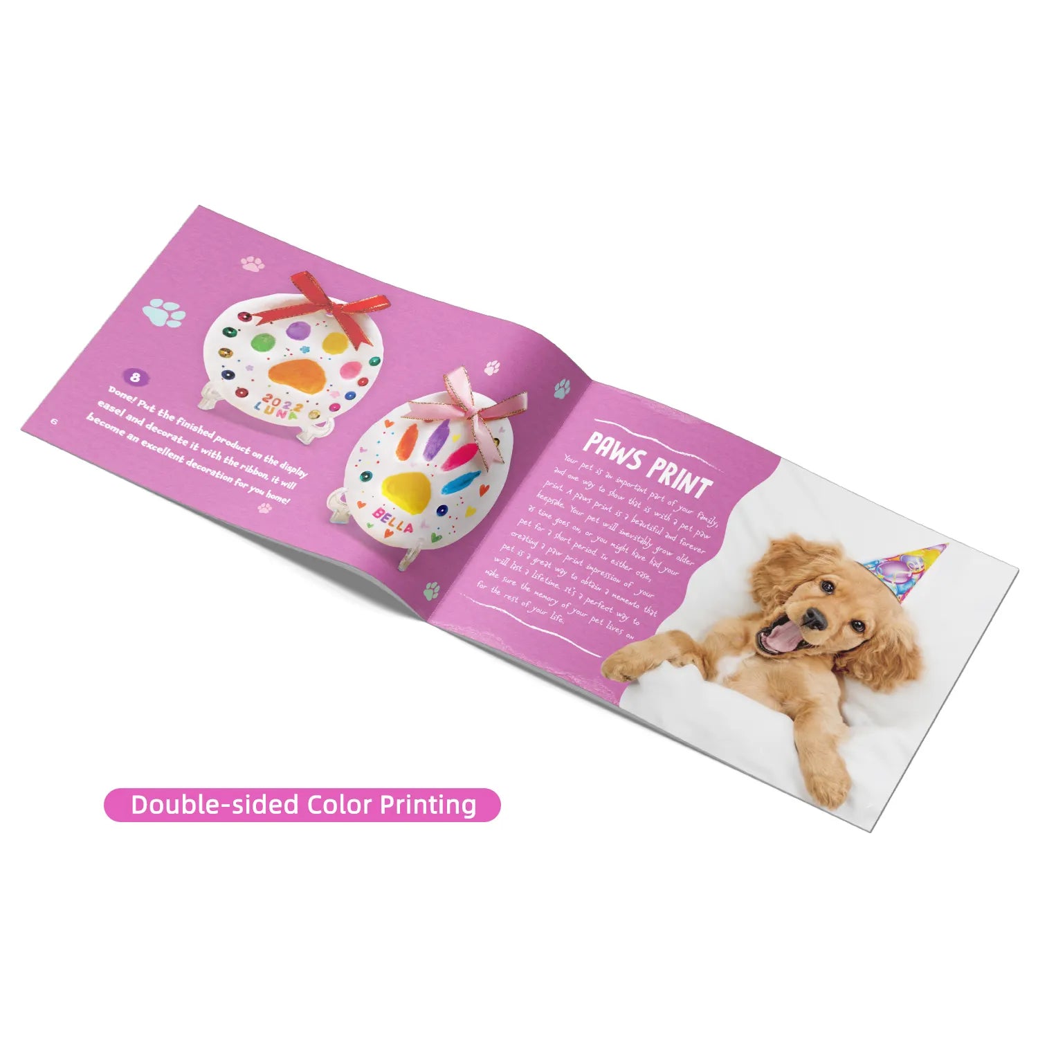 DIY Pet Paw Print Drawing Kit - Educational STEM Set for Kids