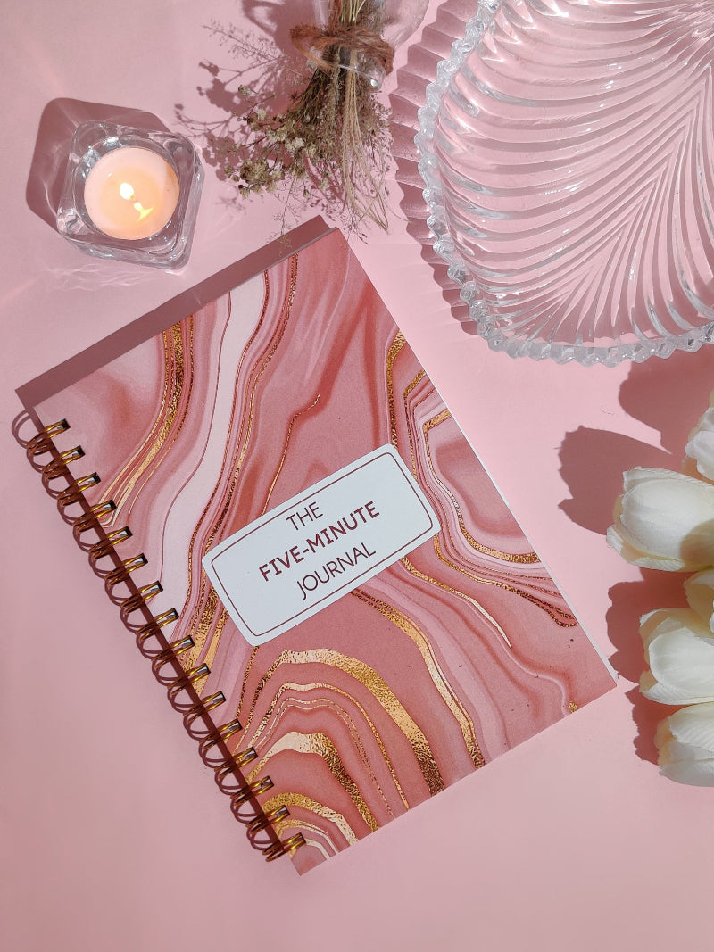 Rose Quartz - The Five-Minute Journal For A Daily Dose of Mindfulness