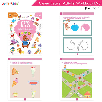 Evs Activity Workbook for Age 3 in Bundle of 5 books