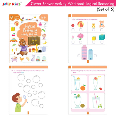 Logical Reasoning Activity Workbook for Age 3 in Bundle of 5 books