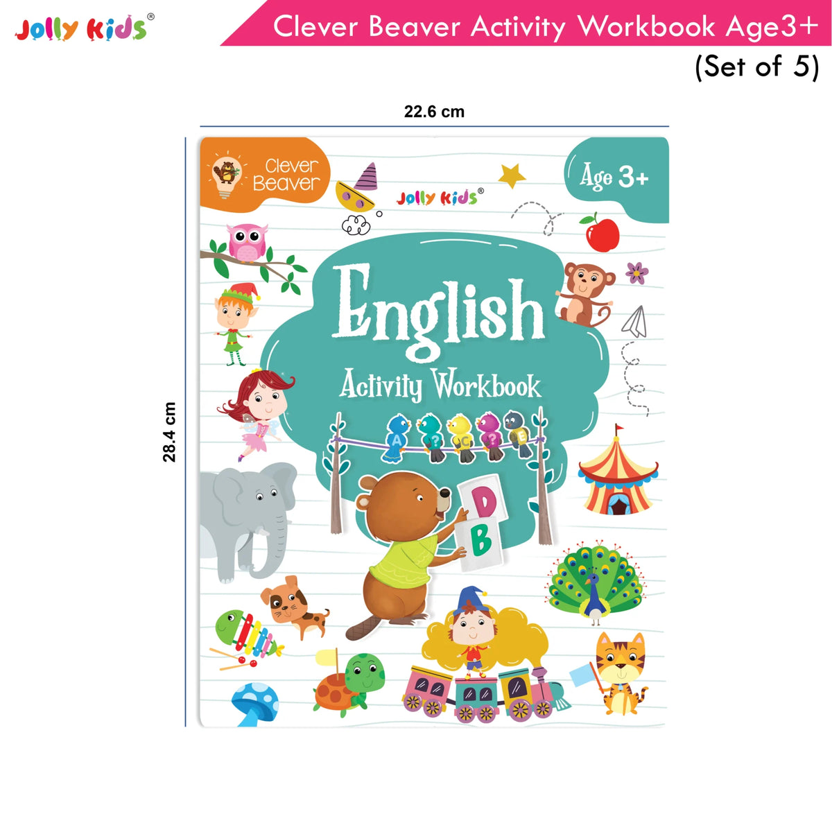 Activity Workbooks for Age 3 in Bundle of 5 books