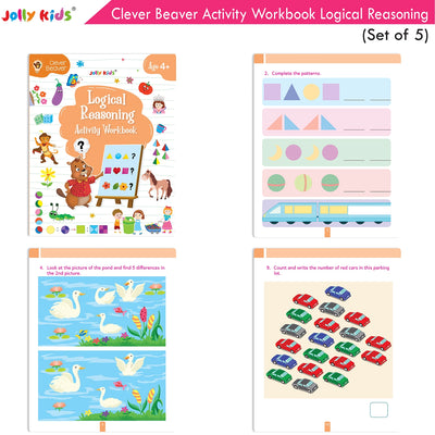 Clever Beaver Activity Workbooks Age 4+ - Set of 5