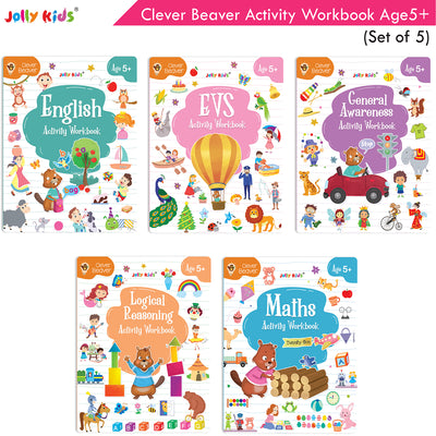 Clever Beaver Activity Workbooks Age 5+ - Set of 5