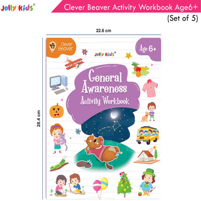 General Awareness book in bundle of five activity workbooks for ages 6