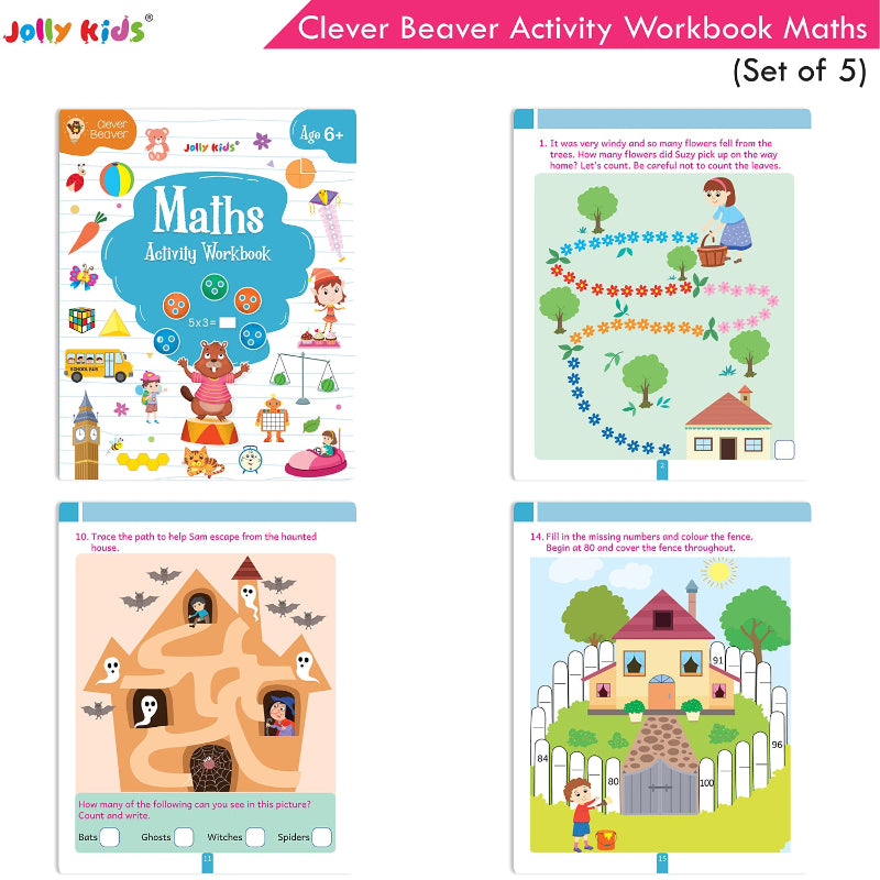 Maths activity book in Bundle of five activity workbooks for ages 6