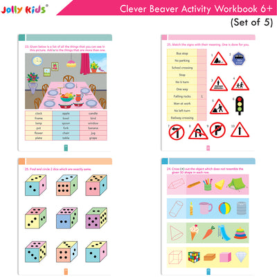 Clever Beaver Activity Workbooks Age 6+ - Set of 5