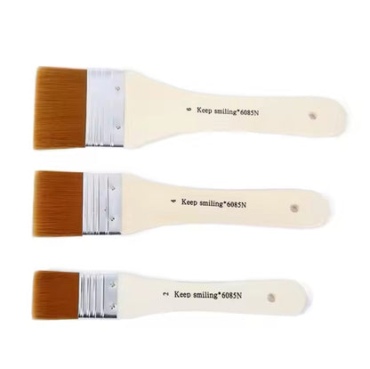 Keep Smiling 3pcs Wood Gesso Brush Set