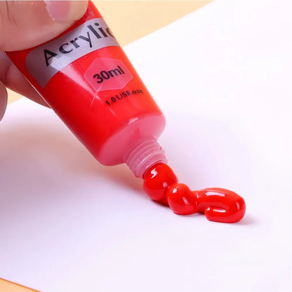 Keep Smiling – 6-Colours Acrylic Paint Set for Students & Artists (30ml Each)