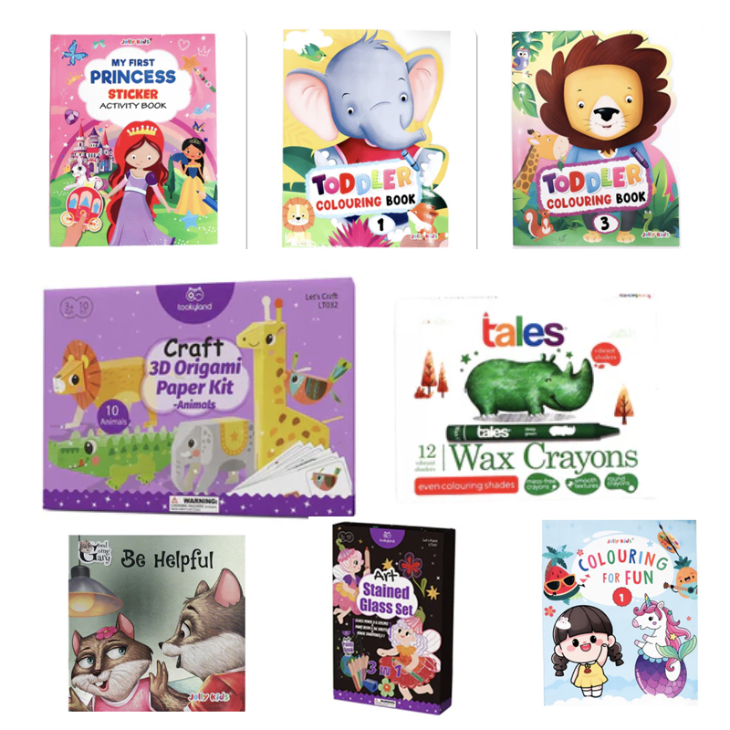 Mix & Match "Kids Fun Bundle (Age 3+)" | Click on the heading for customisation - if you hit "Add to Cart" directly you will receive the pre-chosen products
