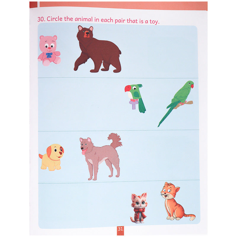Clever Beaver Series - Logical Reasoning Activity Workbook Age 3 +