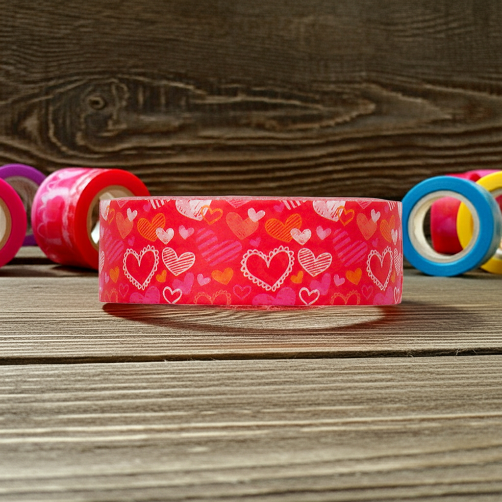 Love Note Red Washi Tape