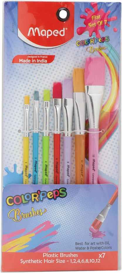 Maped Color'Peps brush set packaging with brushes inside