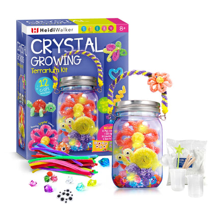 Magic Crystal Growing Craft Kit | Educational STEM Set for Kids