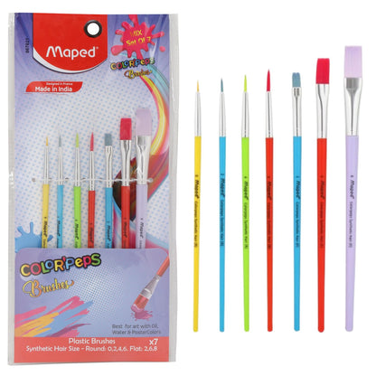 Maped Color'Peps paintbrush set with packaging