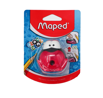 Maped sharpener in its packaging on a white background