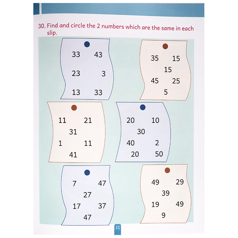 Clever Beaver Series - Maths Activity Workbook Age 5 +