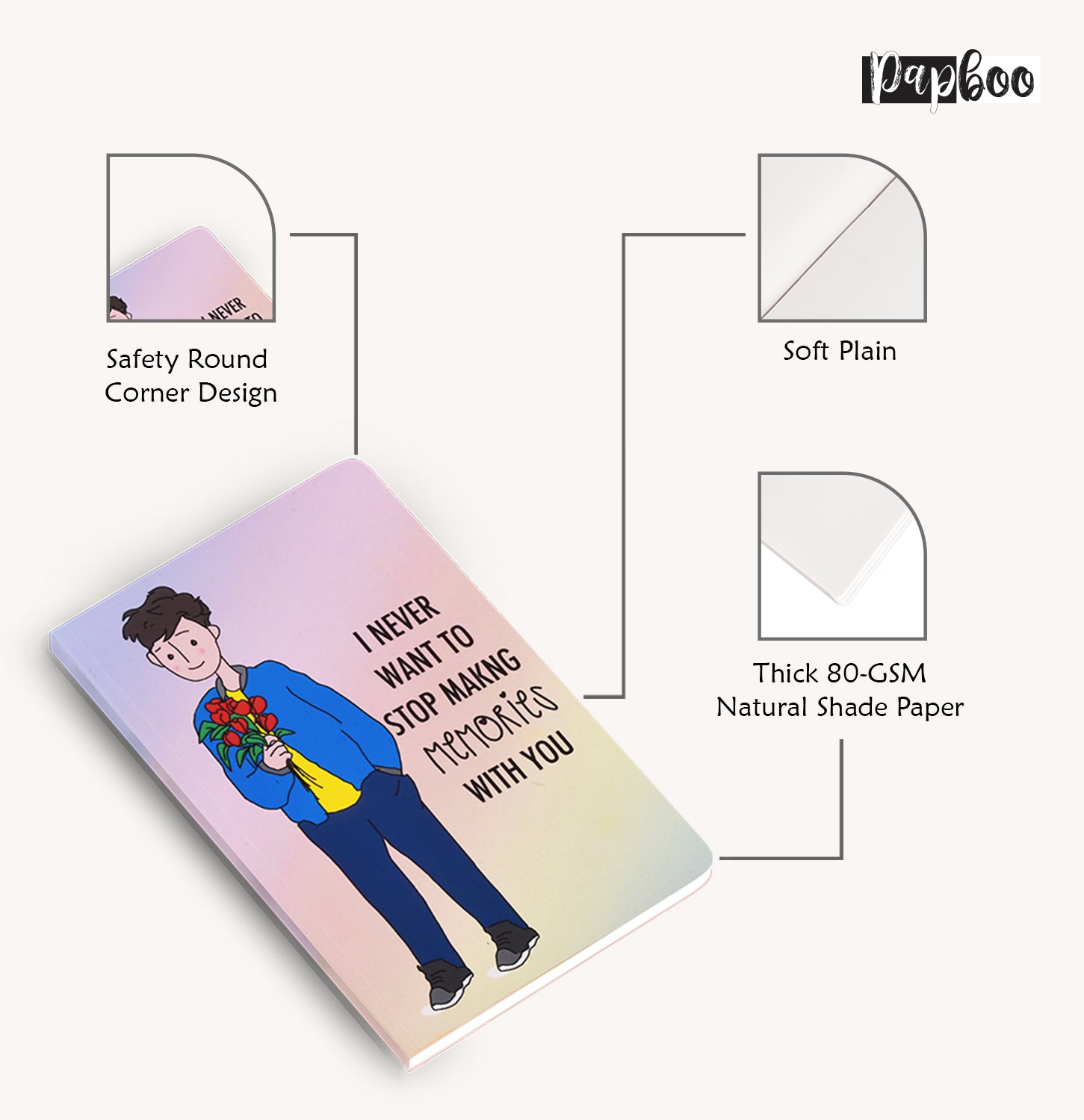 Memories With Her A5 Notebook - A5 Notebook