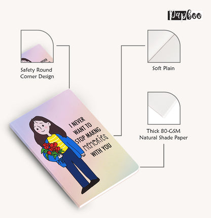 Memories With Him A5 Notebook Perfect For Gifting