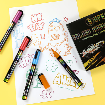 Metallic markers are used for doodling, colouring, Decorating Cards and Invitations