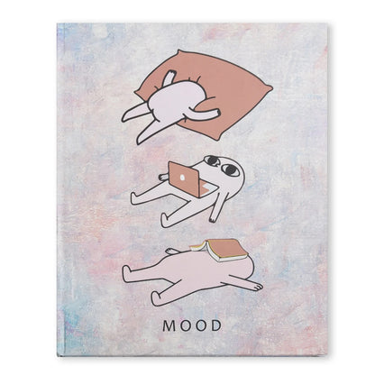 Mood Ruled Hardcover Notebook Express Your Every Mood - Notebook