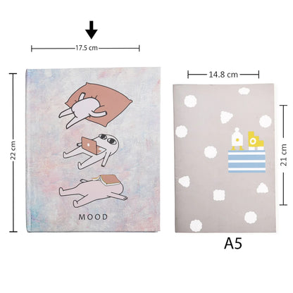 Mood Ruled Hardcover Notebook Express Your Every Mood - Notebook