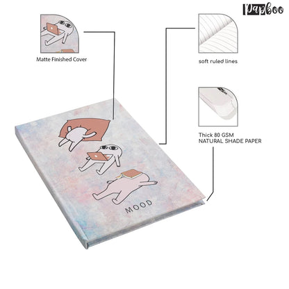 Mood Ruled Hardcover Notebook Express Your Every Mood - Notebook