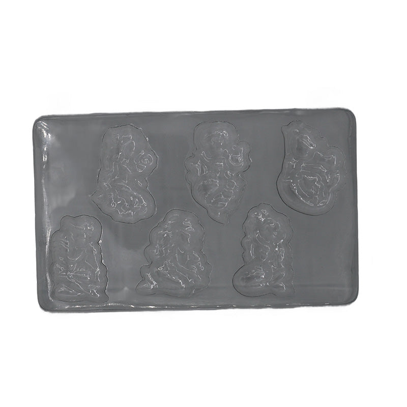 DIY Mermaid Mould & Paint Kit – Make 6 Glittery Fridge Magnets (Ages 6