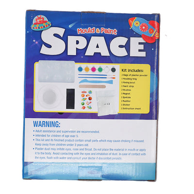 Mould & Paint Fridge Magnet DIY Kit – Space Theme for Kids (Ages 6