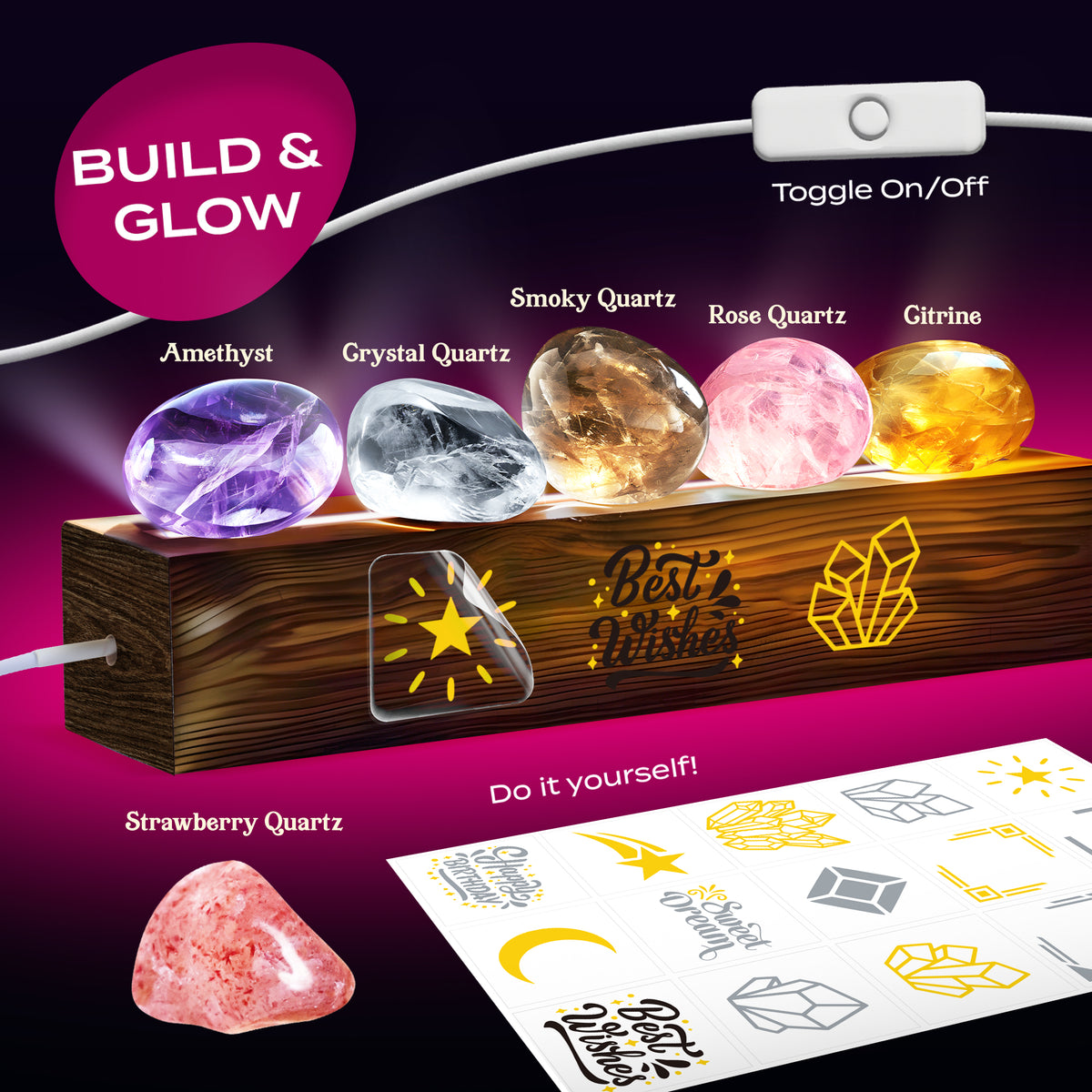 Crystal Night Light Science DIY Kit