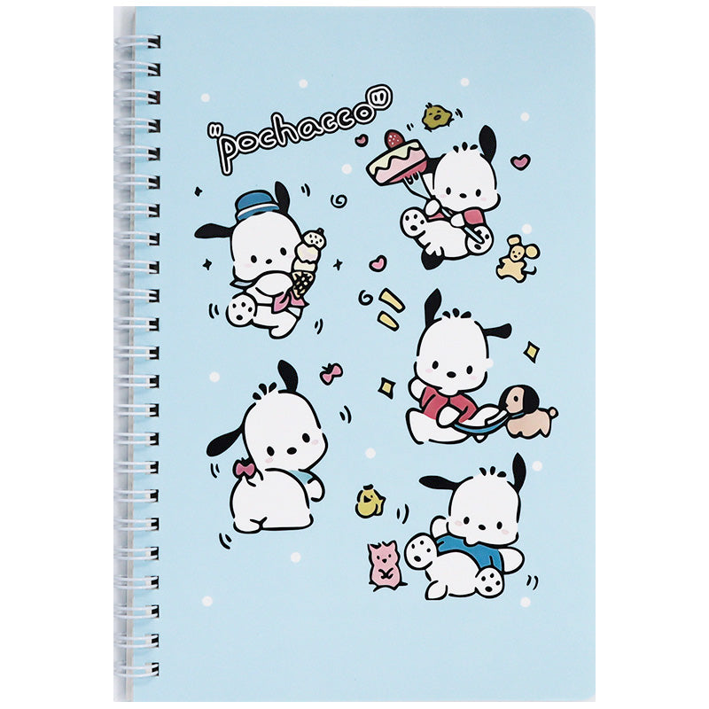 Kawaii Puppy Themed Spiral A5 Notebook