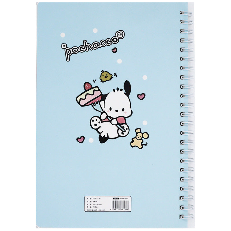 Kawaii Puppy Themed Spiral A5 Notebook