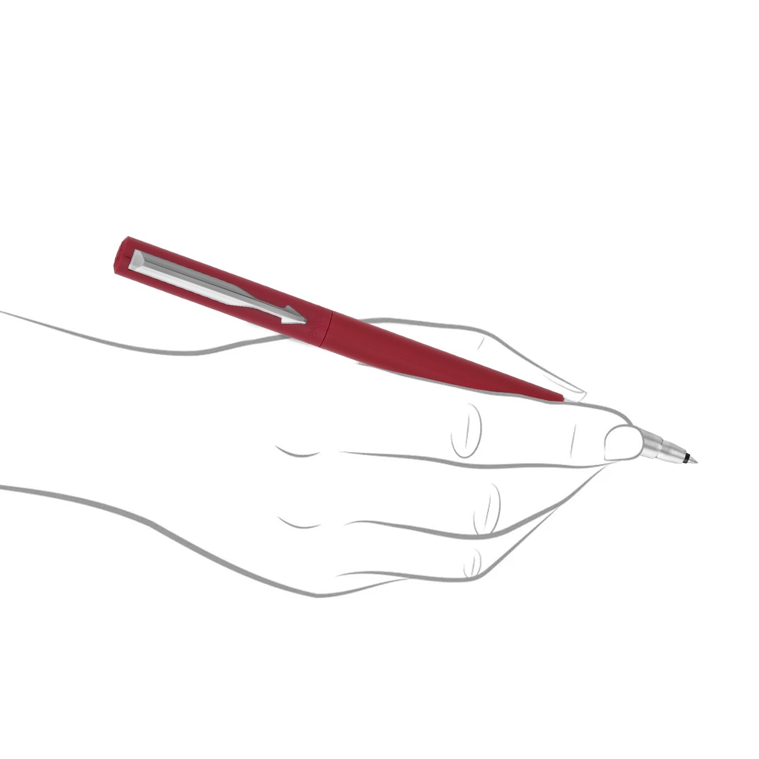 Parker Vector Standard Chrome Trim Roller Ball Pen