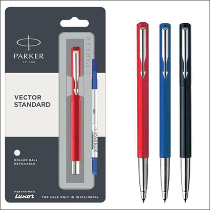 Parker Vector Standard pens with 3 colours