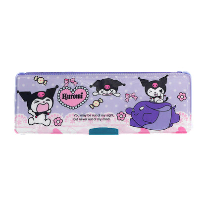 Cartoon Themed Hard Pencil Case with Sharpener