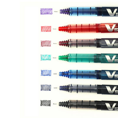 Set of colourful Pilot V5 Hi-tecpoint pen