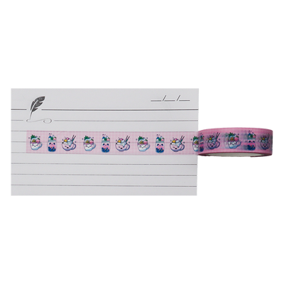 Sweeten up your stationery with this adorable Kawaii Drinks Washi Tape. 