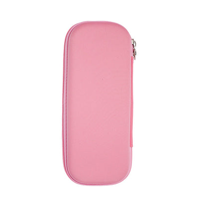 Princess-Inspired Zipper Pencil Case – Pink Hard Shell Stationery Organiser