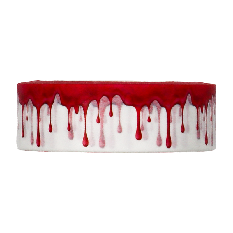 Shop for this bold red horror drip washi tape. 