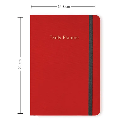 Red planner for professionals