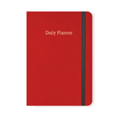 Red planner for professionals