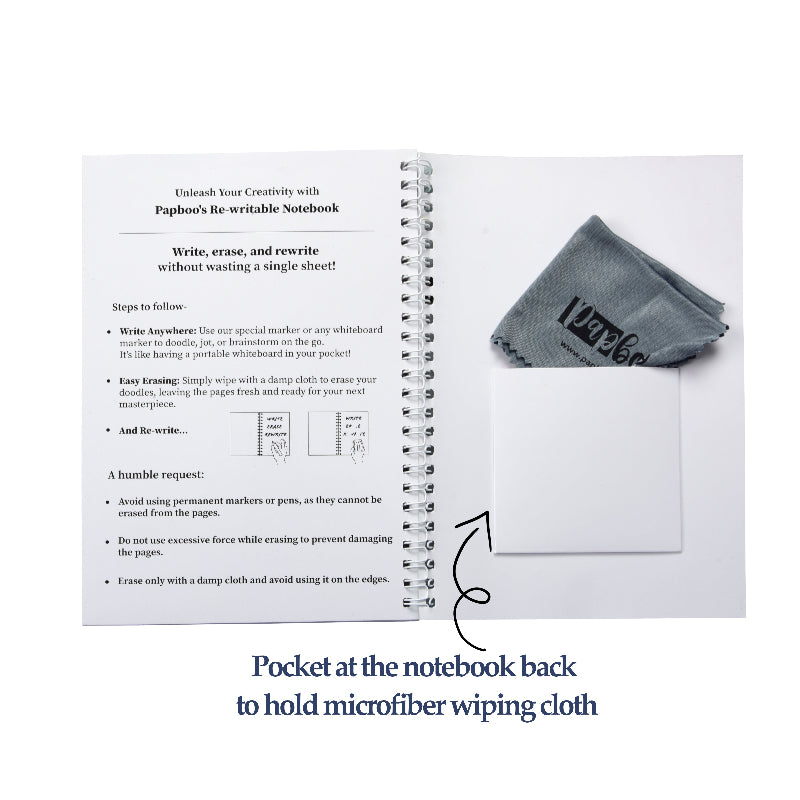 Rewriteable Notebook Daily Reminder