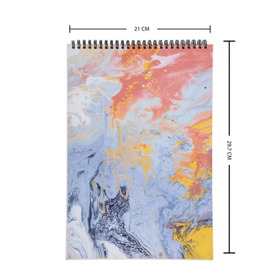 Premium Sketchpad for Art 140GSM Marble Design - Sketchpad