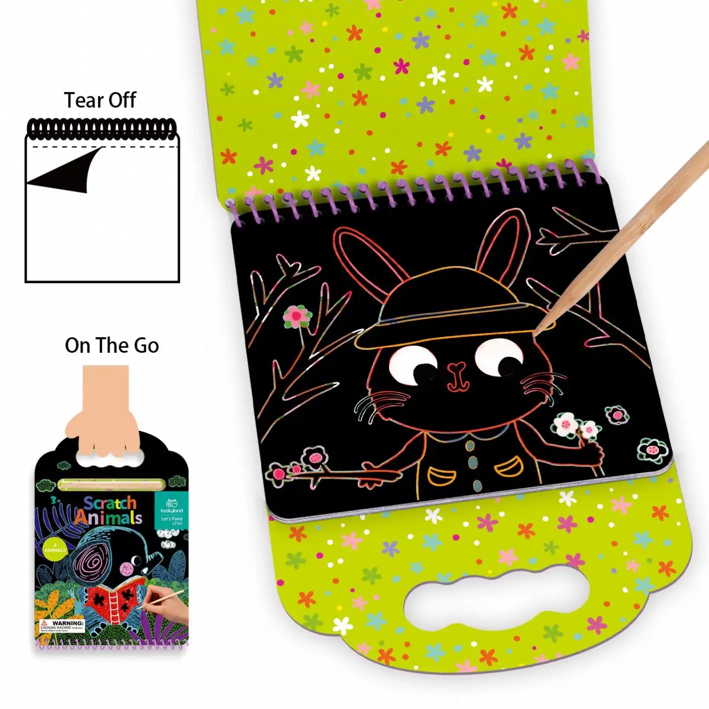 Scratch Animals Art Set