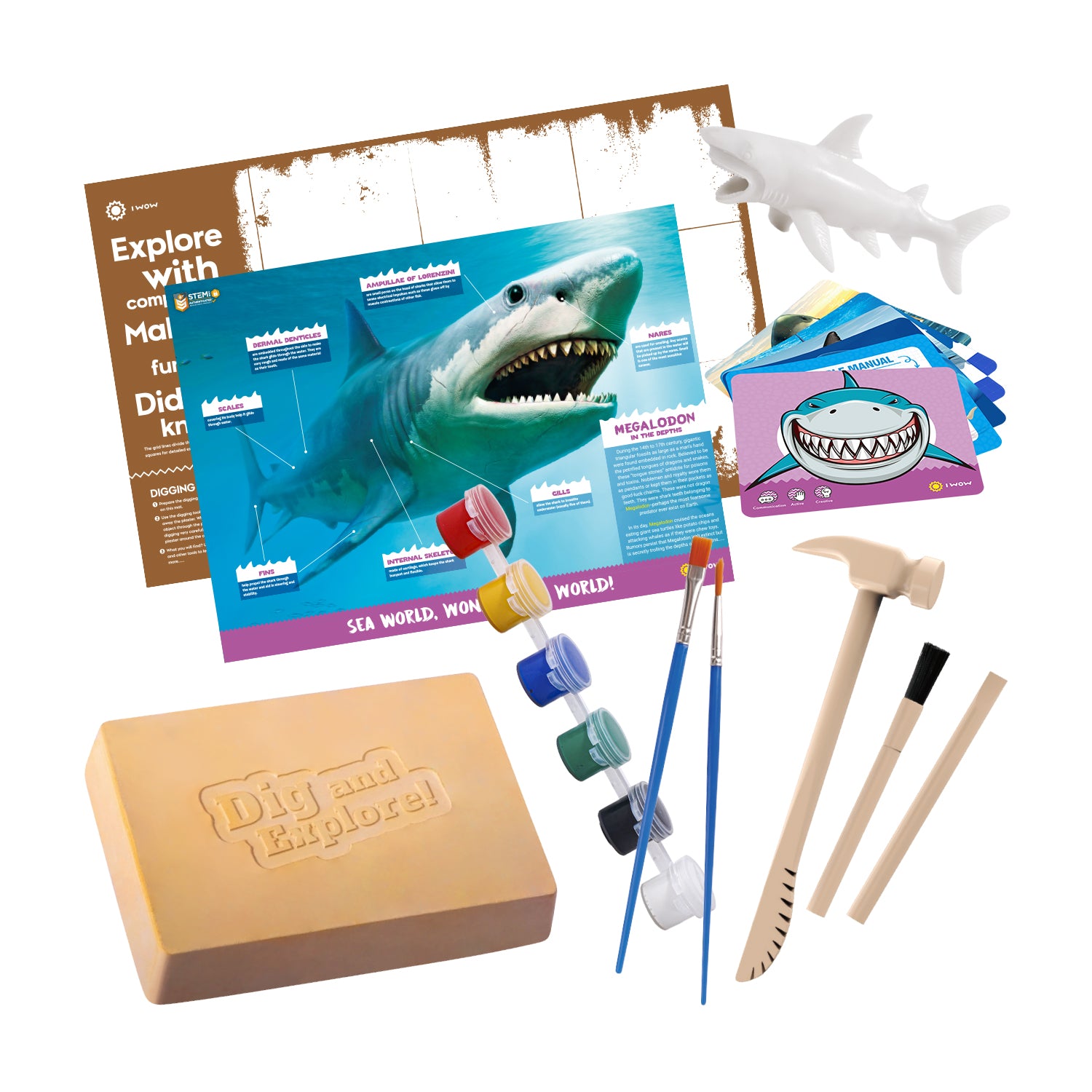 Shark Attack: STEM 2-in-1 Activity Kit