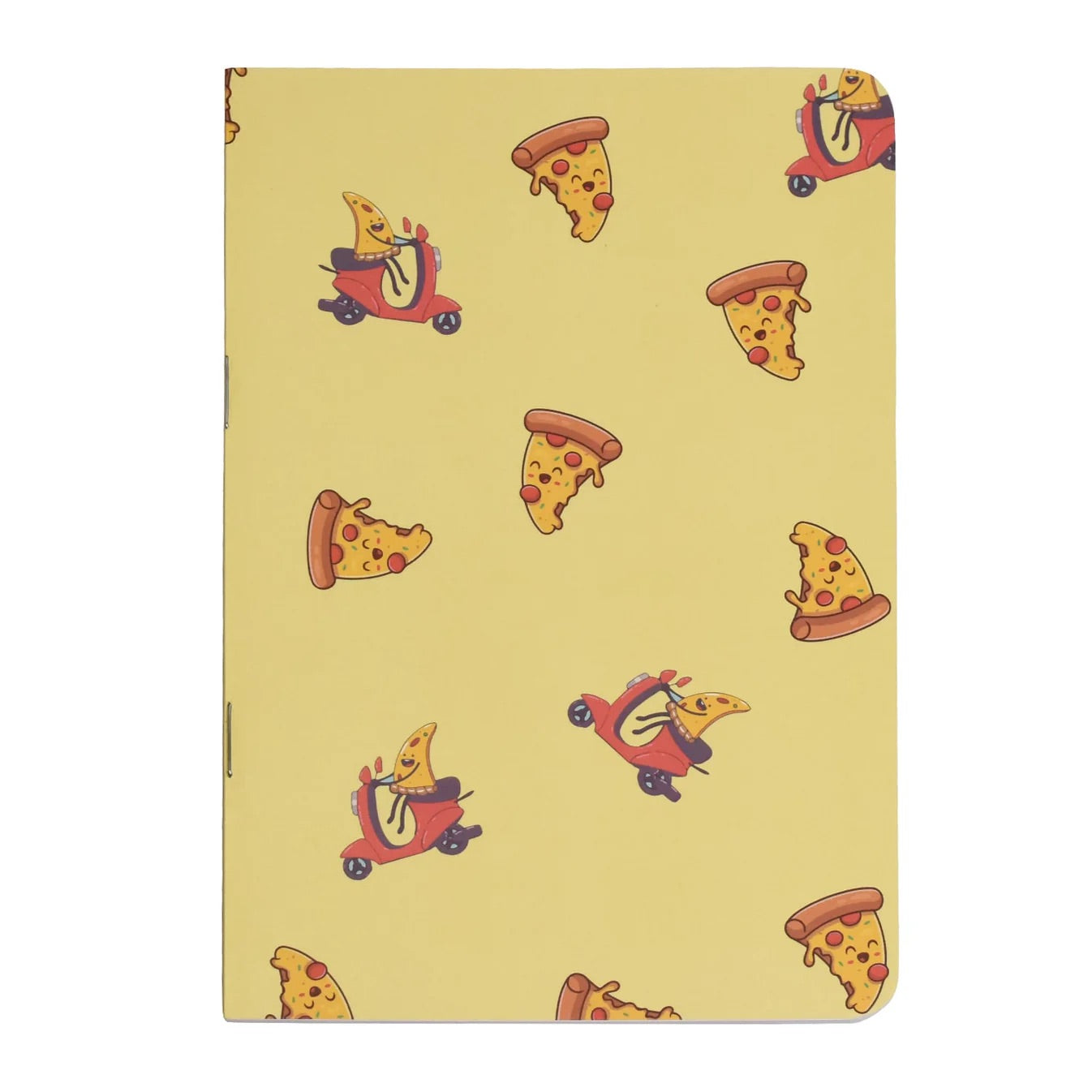 A5 Cute Snacks Notebooks - Set of 4 Unruled Notebooks for Foodies - Notebook