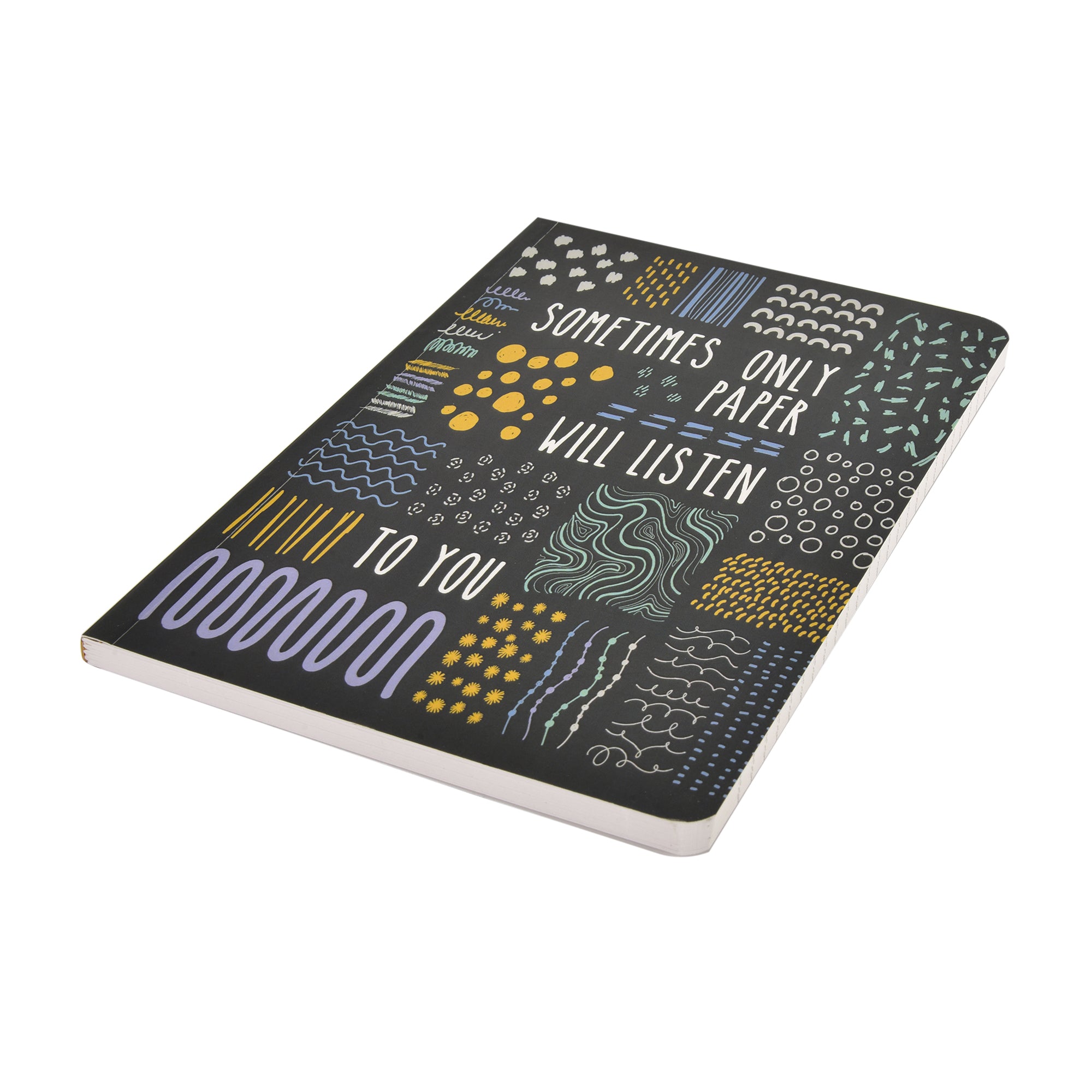Sometimes Only Paper Will Listen To You A5 Notebook - A5 Notebook
