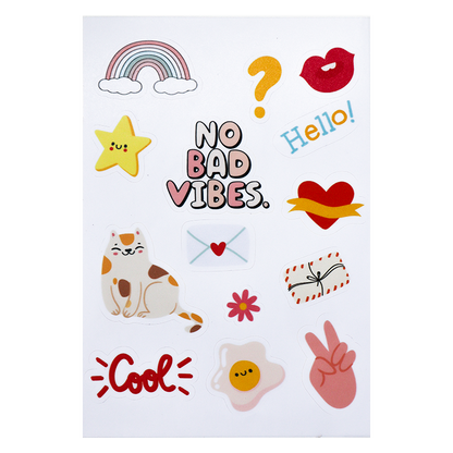 No Bad vibes vinyl sticker