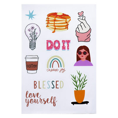 Motivational vinyl sticker