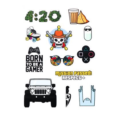 Unfiltered Vibes Vinyl Stickers