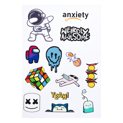 Unfiltered Vibes Vinyl Stickers